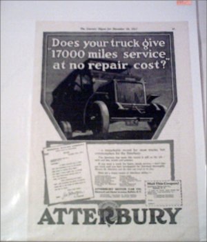 1917 Atterbury Truck ad