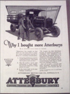 1919 Atterbury Stakebody Truck ad