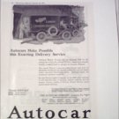 1919 Autocar Waltons Lunch Truck ad