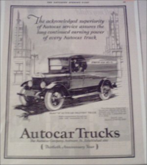 1927 Autocar Truck ad #1