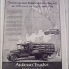 1927 Autocar Providence Express Company Truck ad