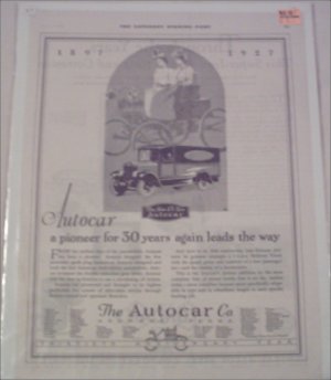 1927 Autocar Truck ad #2