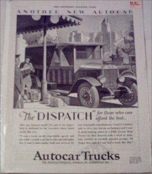 1928 Autocar Truck ad