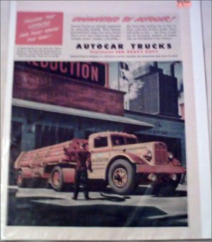 1945 Autocar Airco Oxygen Truck ad