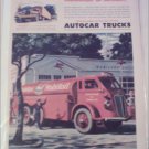1946 Autocar Mobiloil Socony-Vacuum Tanker Truck ad
