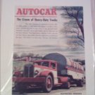Autocar Milk Tanker Tractor Trailer Truck ad