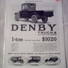 1916 Denby Truck ad