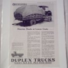 1919 Duplex Truck ad