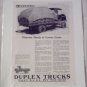 1919 Duplex Truck ad