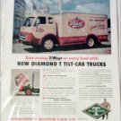 1954 Diamond T Tilt-Cab Truck ad for Pearl Beer