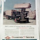 1948 Diamond T Flatbed Monarch Lumber Truck ad