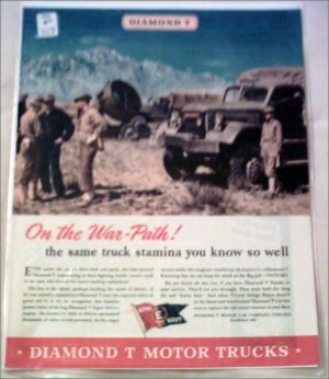 1943 Diamond T Military Truck ad