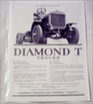 1917 Diamond T Truck ad
