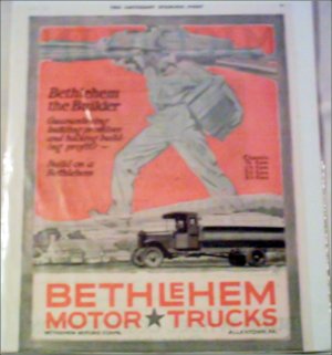 1920 Bethlehem Truck ad #1