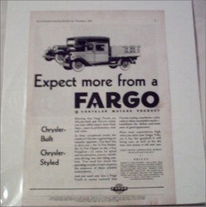 1930 Fargo Truck ad #1