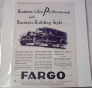 1930 Fargo Truck ad #2