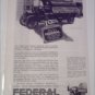 1920 Federal Truck ad for the Oakland Pioneer Soda Water Company