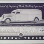 1935 Federal Truck ad