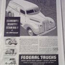 1940 Federal Panel Delivery Truck ad