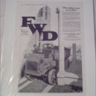 1920 FWD Dump Truck ad
