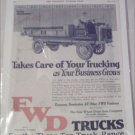 1920 FWD Truck ad
