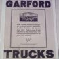 1920 Garford Truck ad