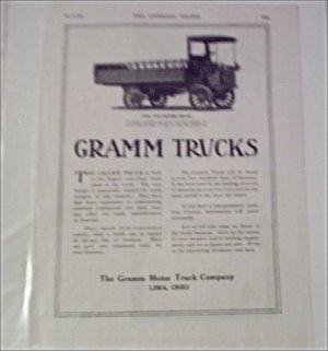 1912 Gramm Truck ad #2