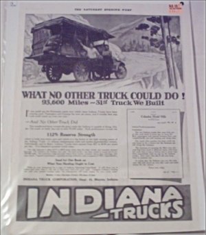 1918 Indiana Trucks ad
