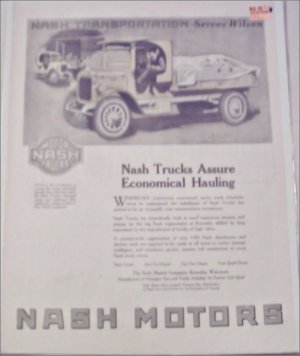 1920 Nash Motors Truck ad #2