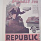 1918 Republic Truck ad