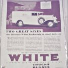 1930 White Delivery Truck ad