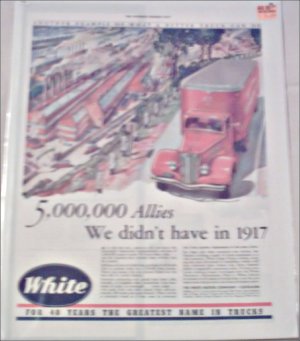 1942 White Tractor Trailer Truck ad #2