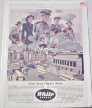 1946 White Bus ad