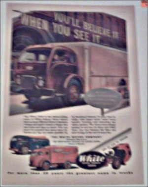 1951 White 3000 Truck ad