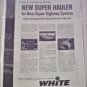 1958 White 5000 Tractor Trailer Truck ad