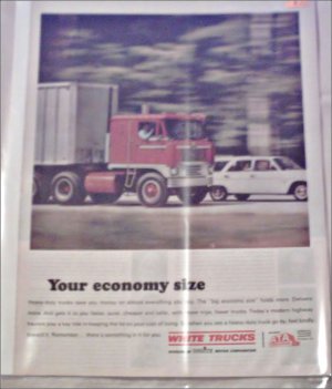 1966 White Tractor Trailer ad