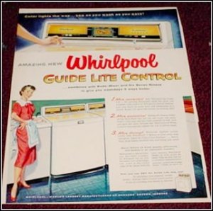 1955 Whirpool Washer Dryer ad