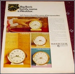 Westclox Big Ben ad #1