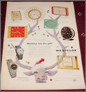 Westclox Christmas ad