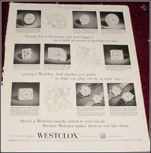 1954 Westclox ad