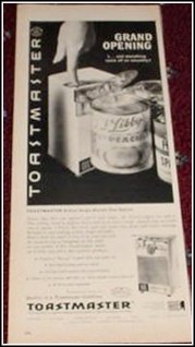 1961 Toastmaster Can Opener ad