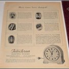 1944 Telechron Electric Clock ad