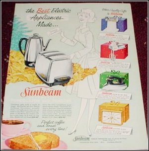 Sunbeam Appliances ad