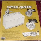 1958 Speed Queen Washer Dryer ad