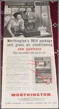 1954 Worthington AC ad