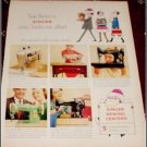 1958 Singer Sewing Machines ad