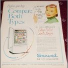 1950 Servel Gas Refrigerator ad