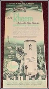 Rheem Water Heater ad