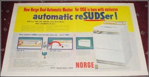 1955 Norge Sudser Washer ad