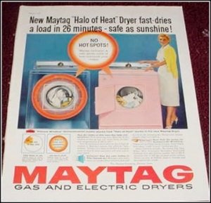 1958 Maytag Washer Dryer ad